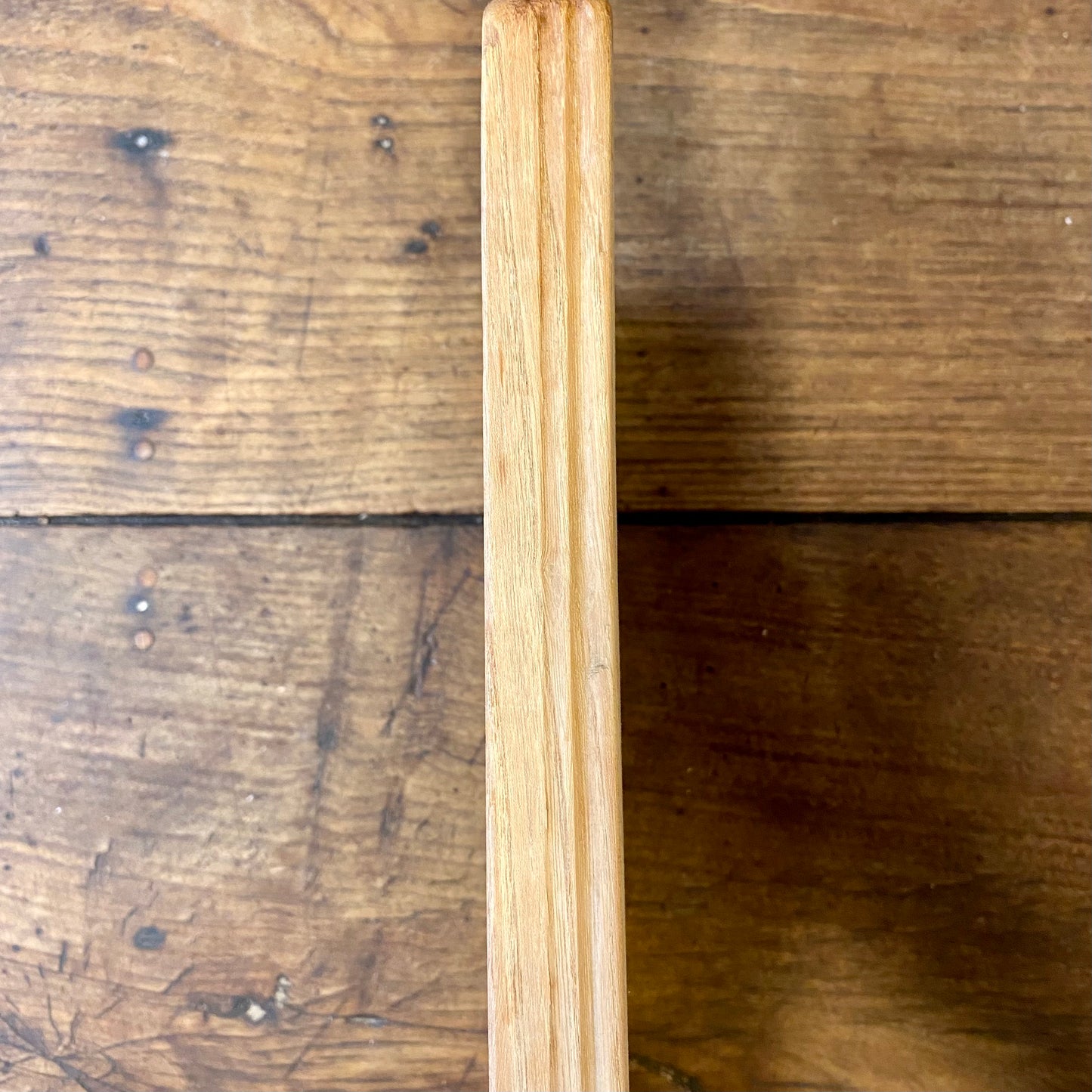 Vintage French Wooden Cutting Board – Carved Edge