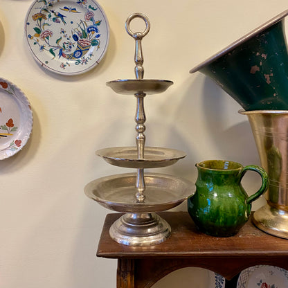 Vintage Three-Tier Serving Stand