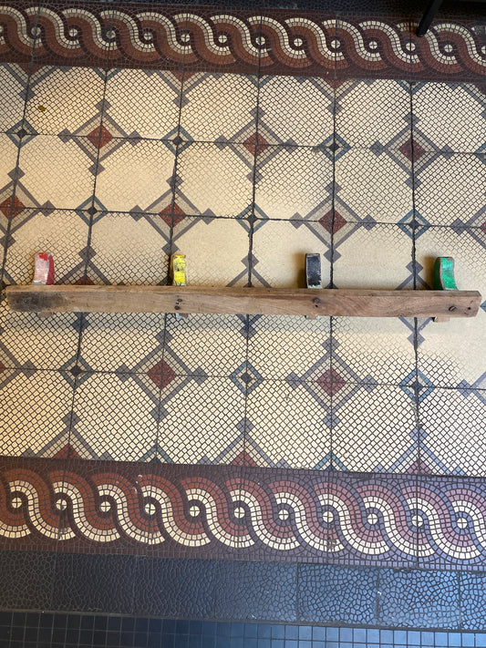 Vintage French Wooden Coat Rack