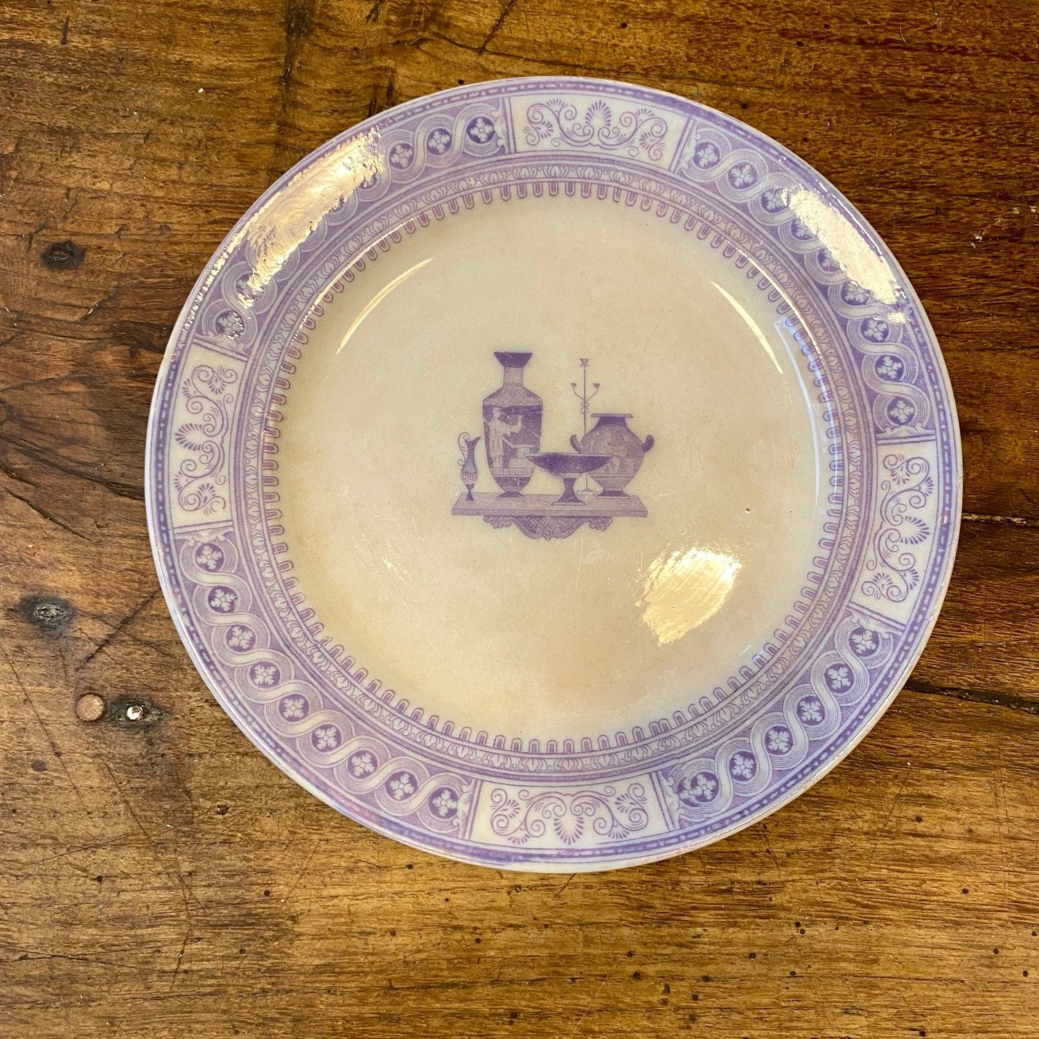 "Etruscan Vases" Transferware Plate