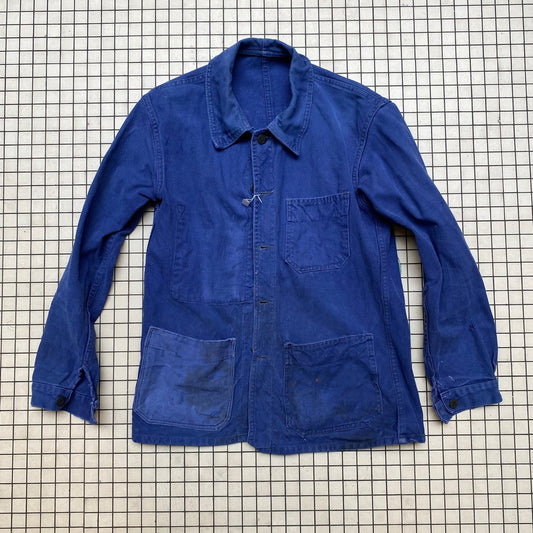 French Vintage Work Jacket – Le Trappeur – Size S