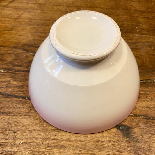 French Vintage Café Au Lait Bowl – Pink Ombre