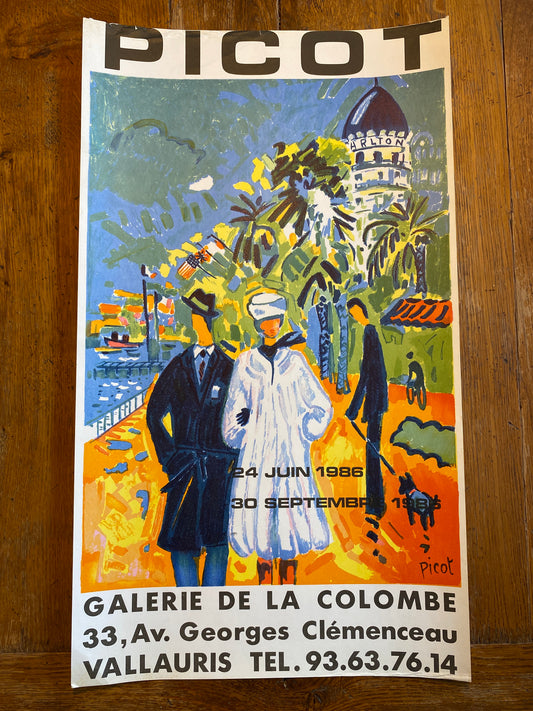Jean-Claude Picot – Galerie de la Colombe, Vallauris (1986)