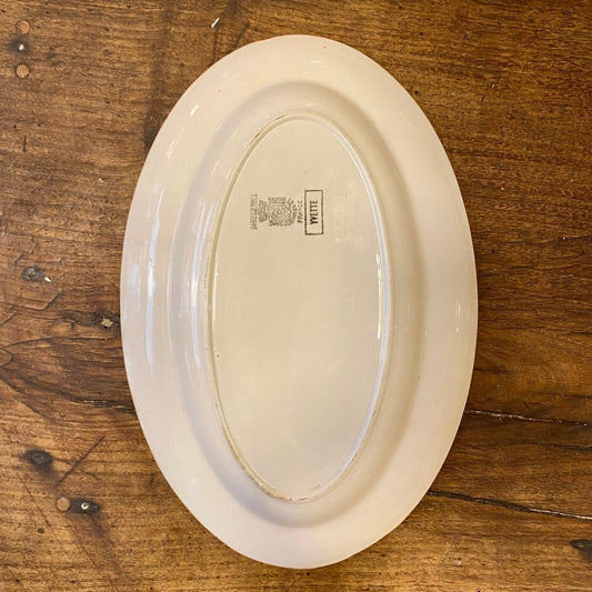 Underside of the Digoin Sarreguemines ‘Yvette’ serving platter showing the Sarreguemines et Digoin, France stamp