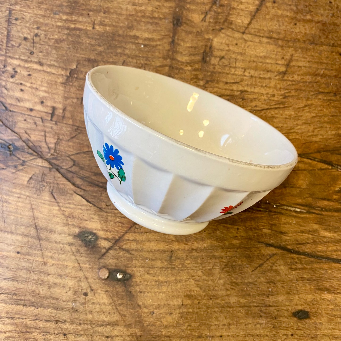 Vintage French Longchamp Café au Lait Bowl – Floral
