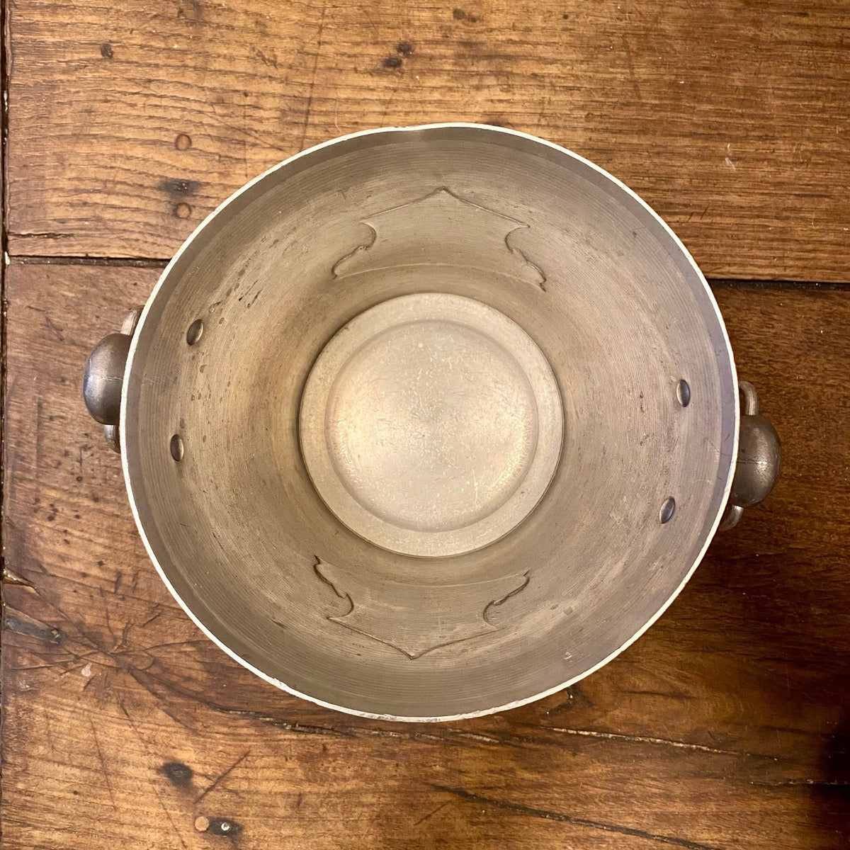 Vintage French Veuve Clicquot champagne bucket, second view
