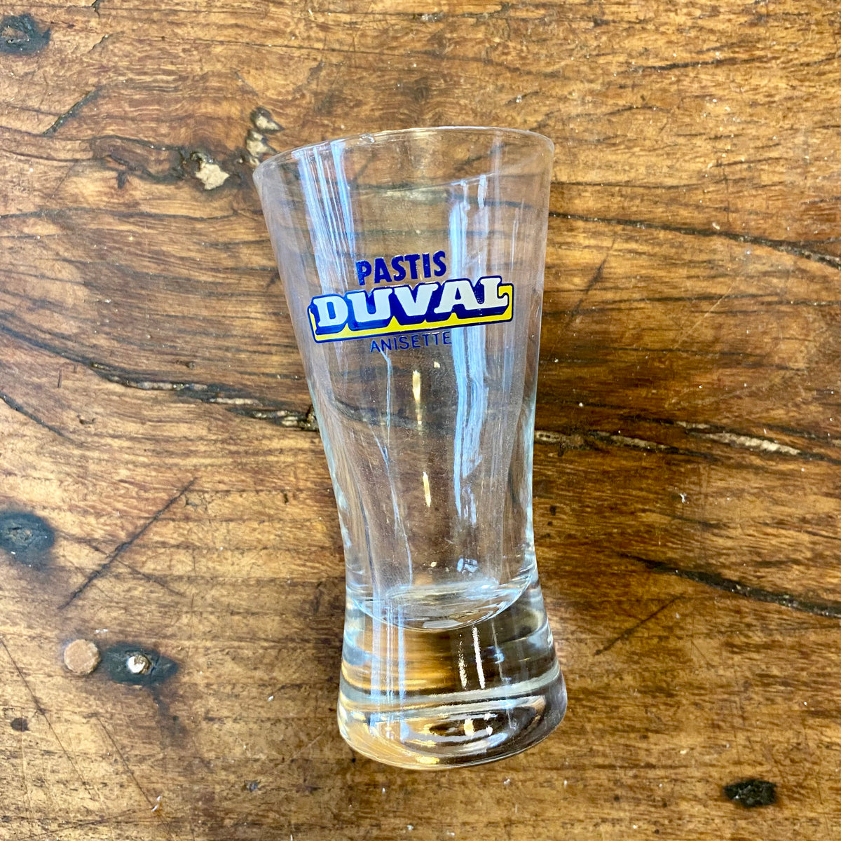 Vintage French Pastis Duval Glass