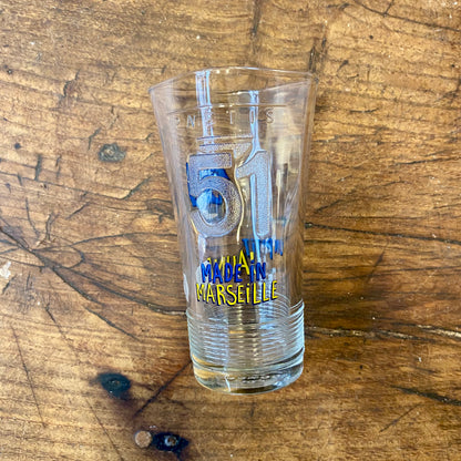 Vintage Franskt Pastis 51-Glas – Made in Marseille