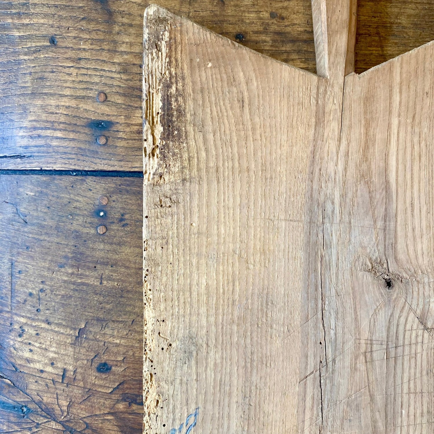 Vintage French Cutting Board - 54x31.5x3.5cm