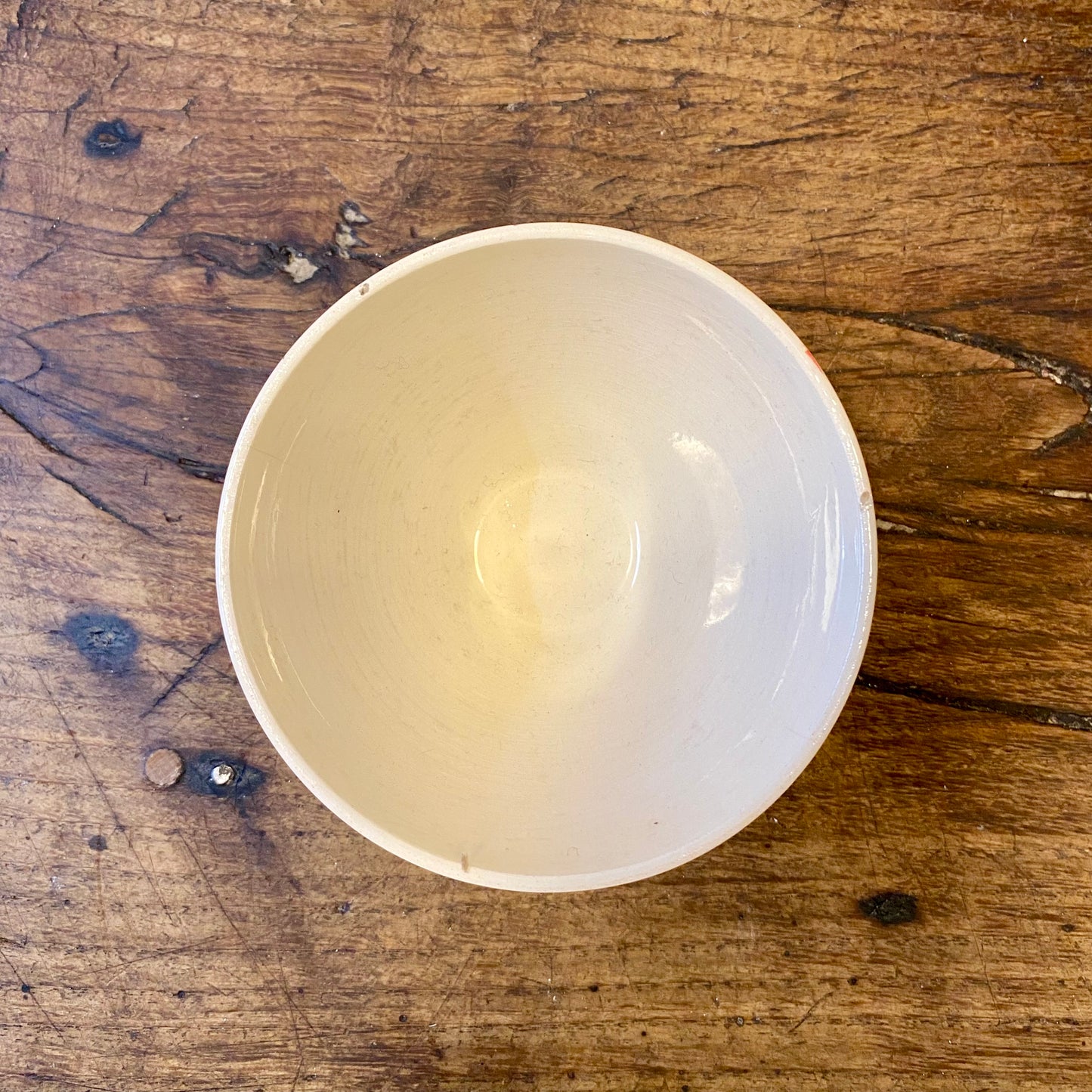 Vintage French Digoin Café au Lait Bowl – Ivory
