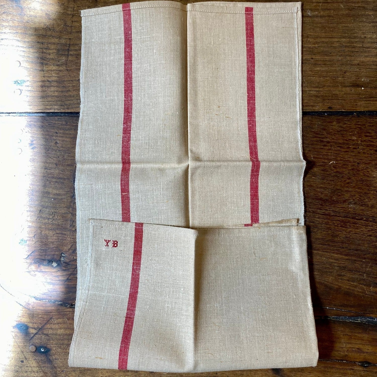 French Vintage Linen Tea Towel