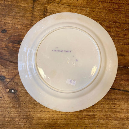 "Etruscan Vases" Transferware Plate