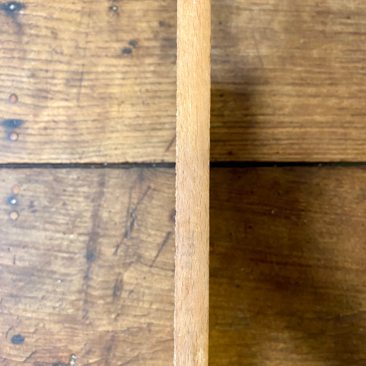 Vintage French Wooden Cutting Board – Rounded Handle