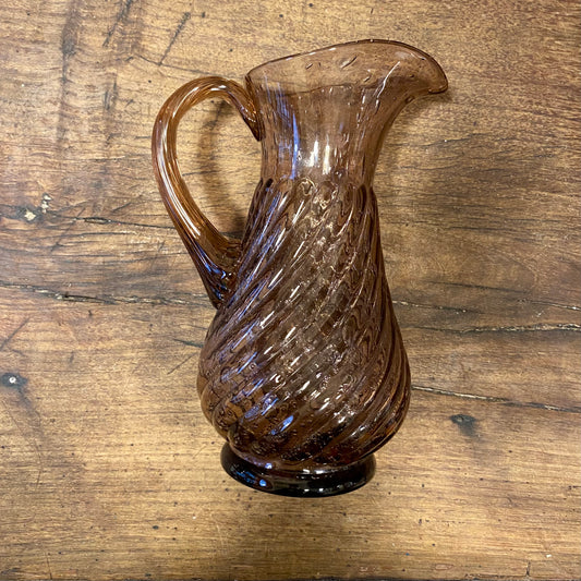 Vintage Violet Glass Jug