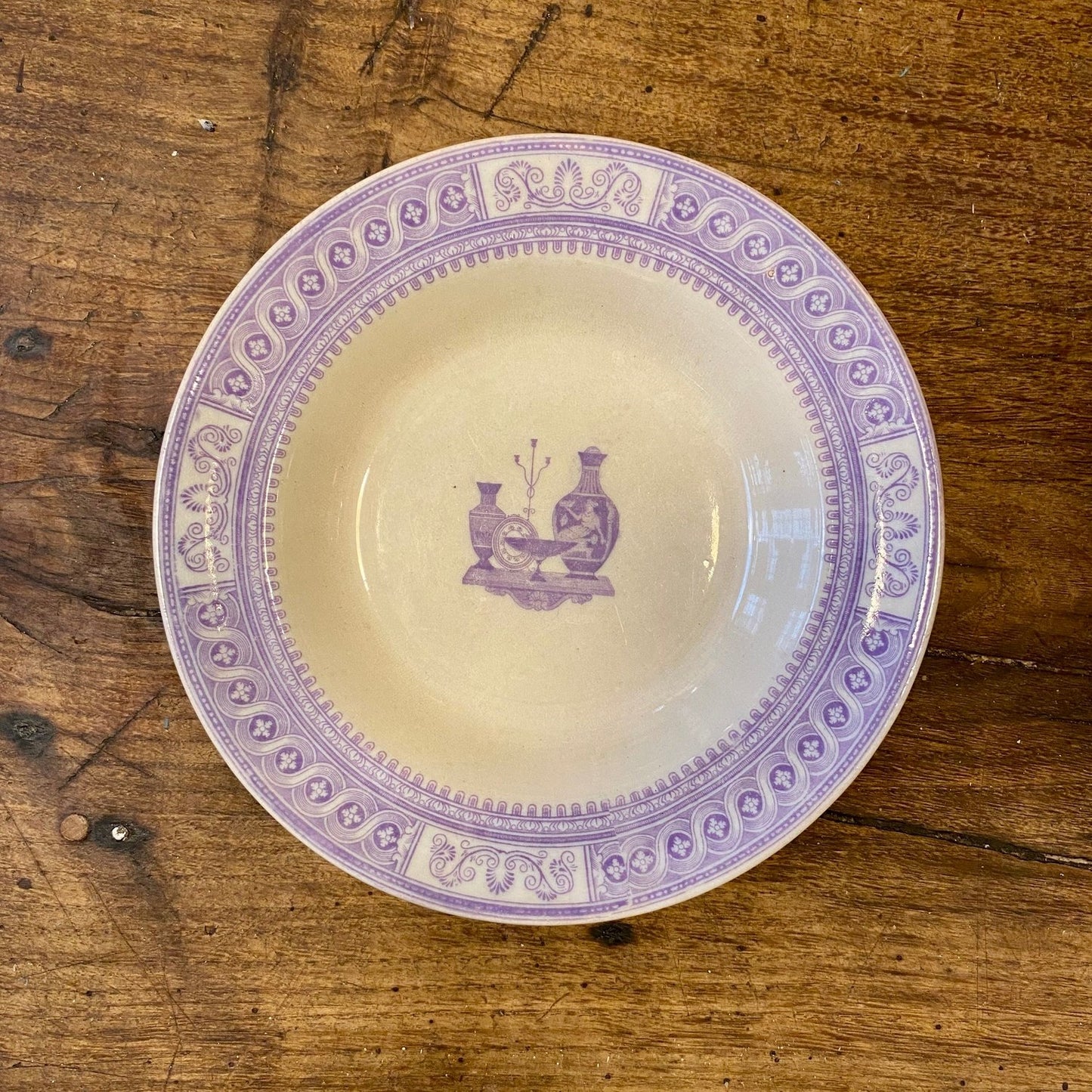 English Etruscan Vases Bowl – Mid-19th Century