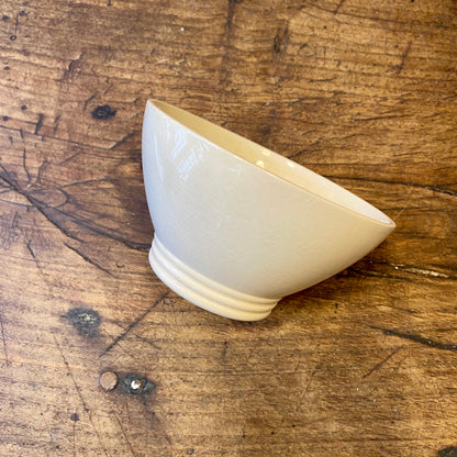 Vintage French Digoin Café au Lait Bowl – Ivory