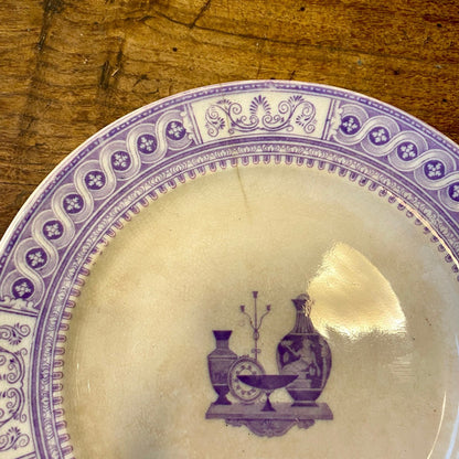 English Dessert Plate Etruscan Vases – Mid-19th Century