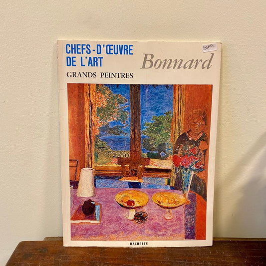 Front cover of the Bonnard art booklet, Grands Peintres No. 39, Hachette