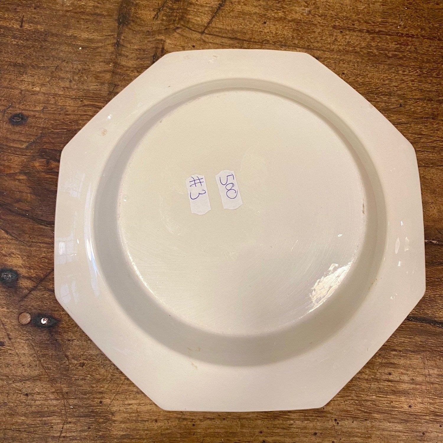 Creil & Montereau Pearled Soup Bowl – Antique French Porcelain