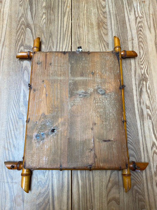 Faux-Bamboo Mirror
