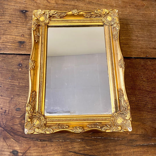 French vintage gilt wall mirror