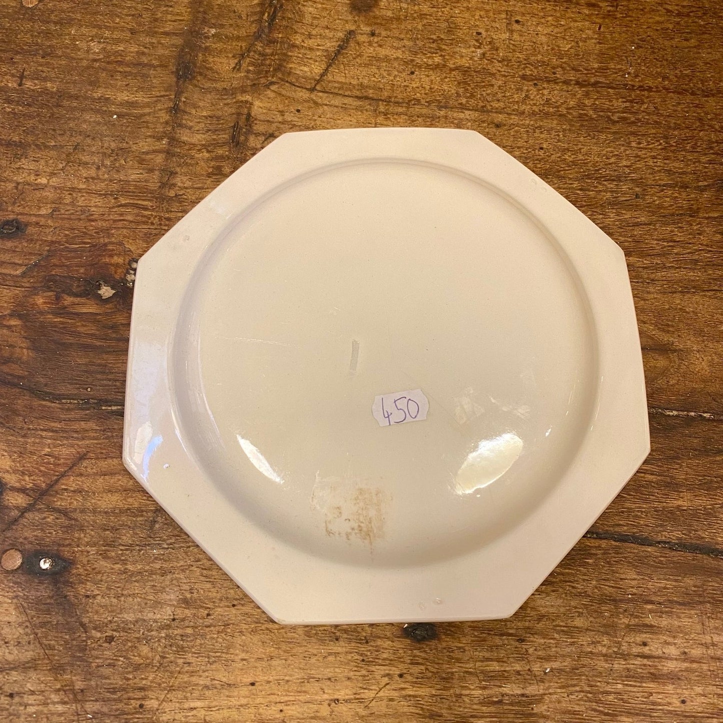 Creil & Montereau Pearled Dessert Plate – Antique French Porcelain