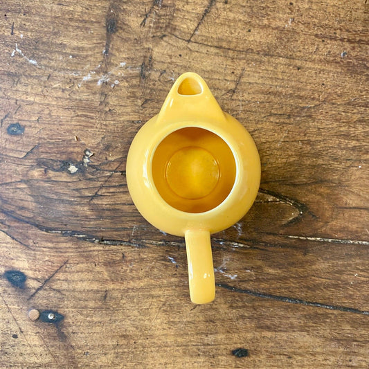 Vintage Ricard Yellow Ceramic Water Jug – 8 cm