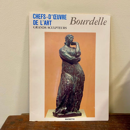 Front cover of the Bourdelle art booklet, Grands Sculpteurs No. 139, Hachette