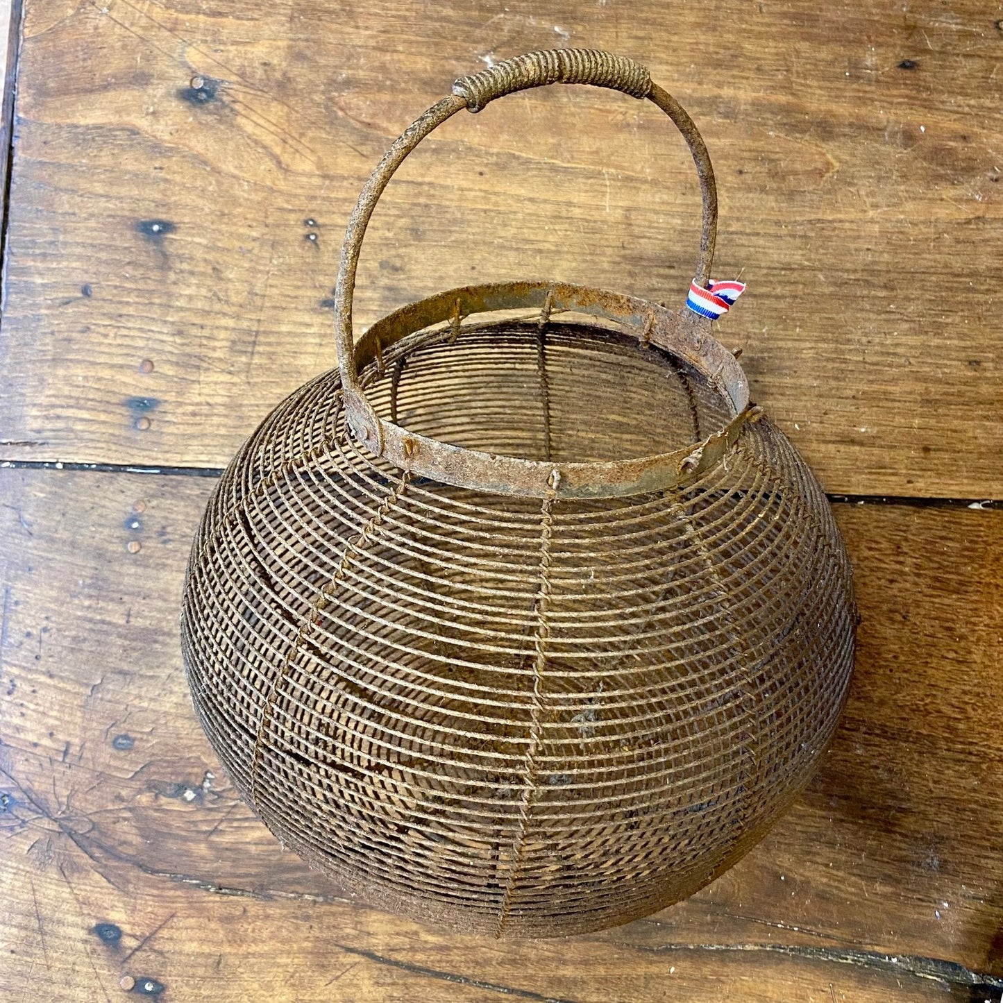 Vintage French Wire Basket