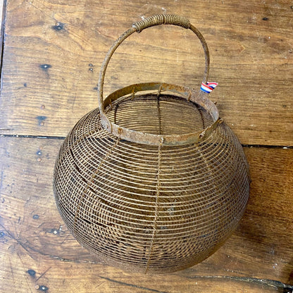 Vintage French Wire Basket