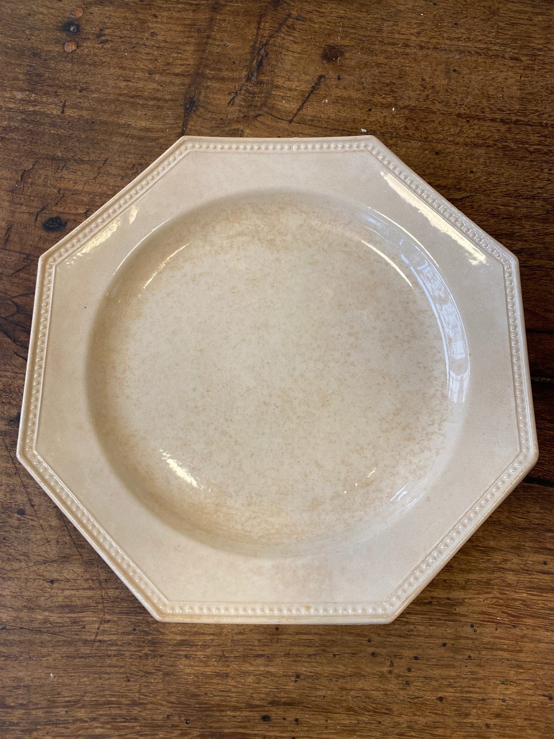Pattern: Creil & Montereau Pearled Plate – Antique French Porcelain – Curiosité Göteborg | Fransk vintageinredning från Curiosité