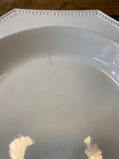 Pattern: Creil & Montereau Pearled Serving Dish – Antique French Porcelain – Curiosité Göteborg | Fransk vintageinredning från Curiosité