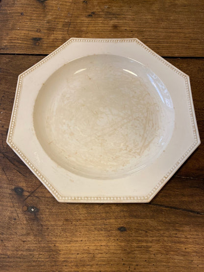 Pattern: Creil & Montereau Pearled Serving Plate – Antique French Porcelain – Curiosité Göteborg | Fransk vintageinredning från Curiosité