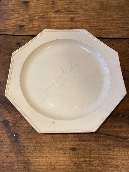 Pattern: Creil & Montereau Pearled Serving Plate – Antique French Porcelain – Curiosité Göteborg | Fransk vintageinredning från Curiosité