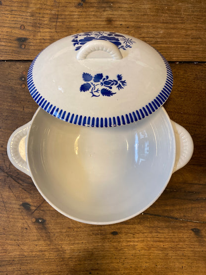 Blue Floral Lidded Tureen – KG Lunéville