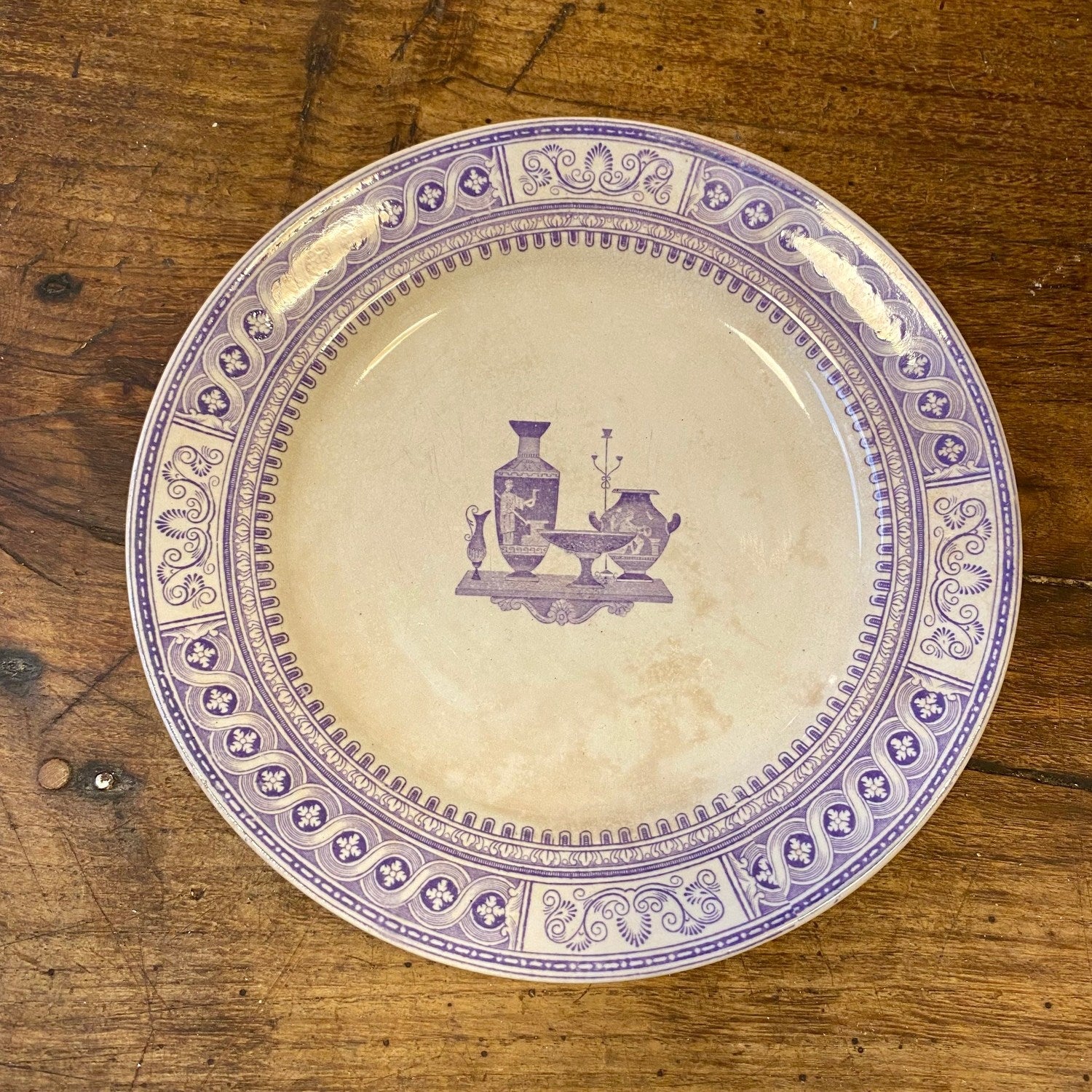 "Etruscan Vases" Transferware Plate