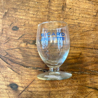 Vintage French Ricard Anisette Glass