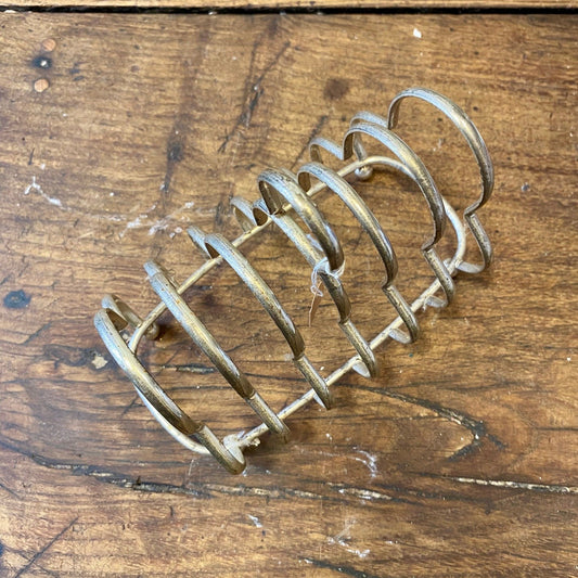 Vintage French Metal Toast Rack – 15 cm
