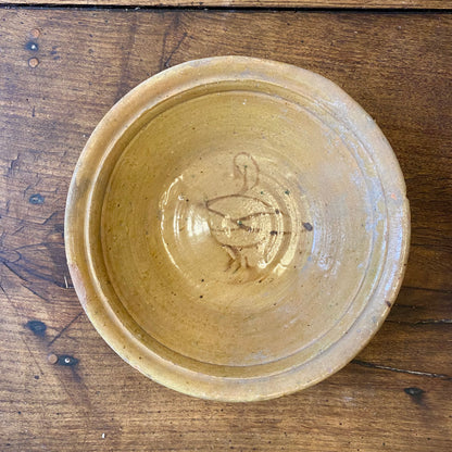 Vintage Provençal Glazed Bowl – 25 cm
