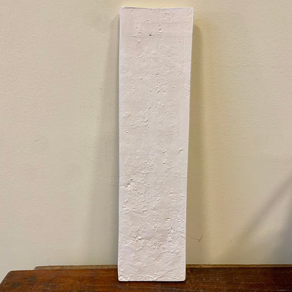 Textured reverse side of the plaster relief