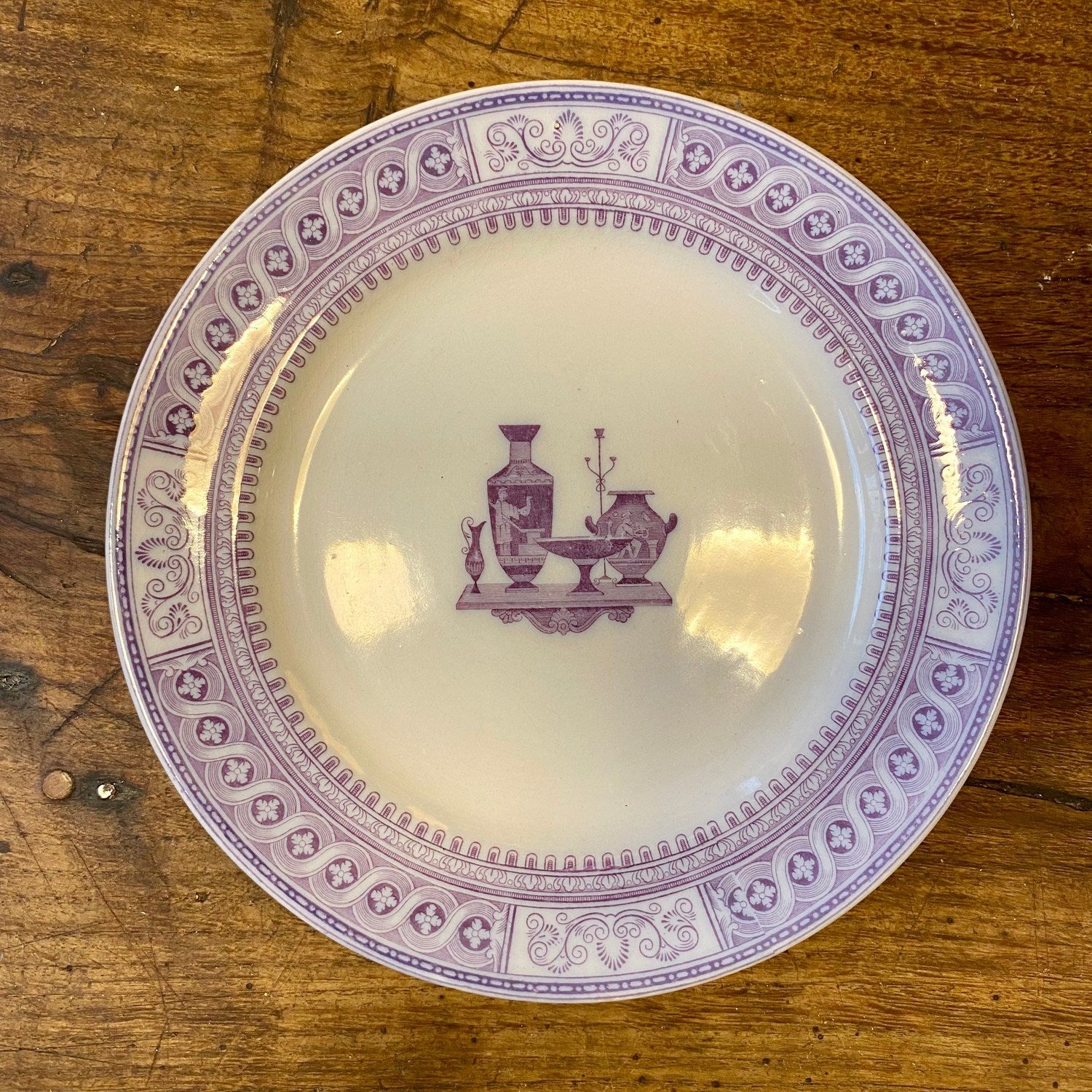 "Etruscan Vases" Transferware Plate