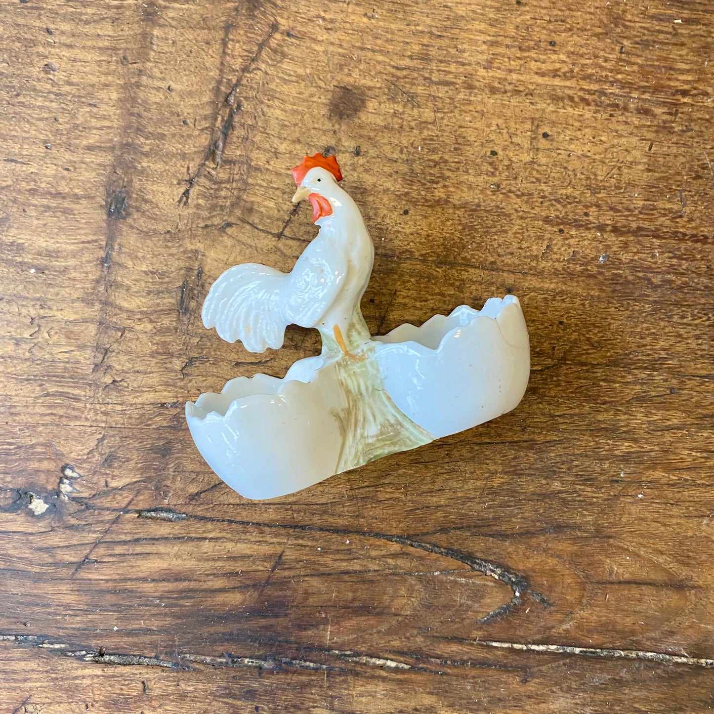 French Vintage Rooster Egg Holder – 11 cm