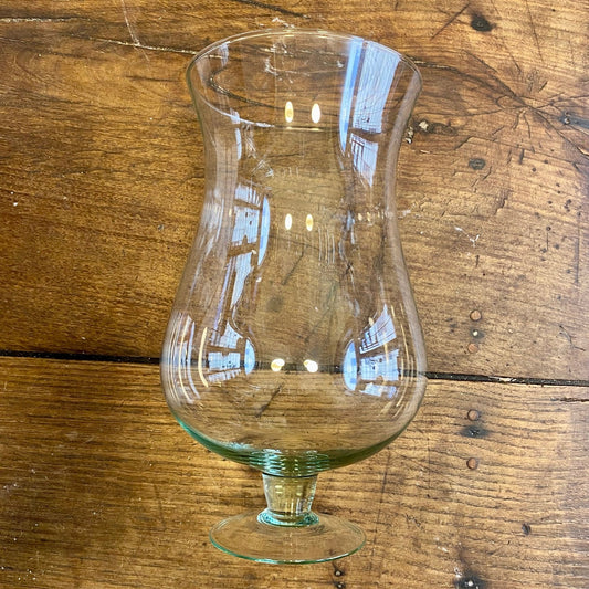 Vintage Clear Glass French Vase – 30 cm