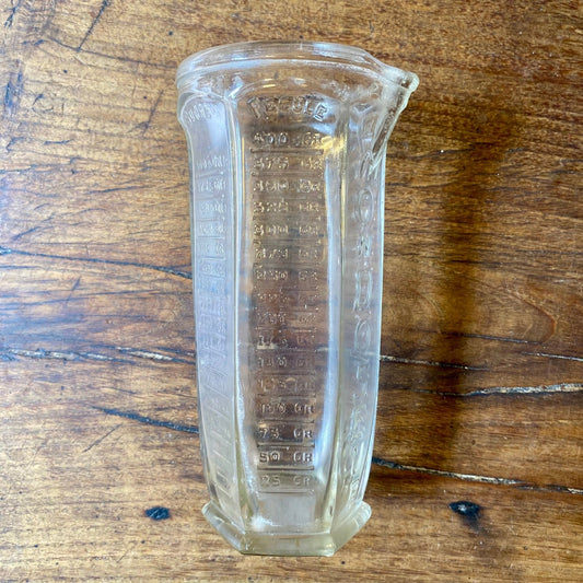 French Vintage Glass Measuring Jug – Mondoseur