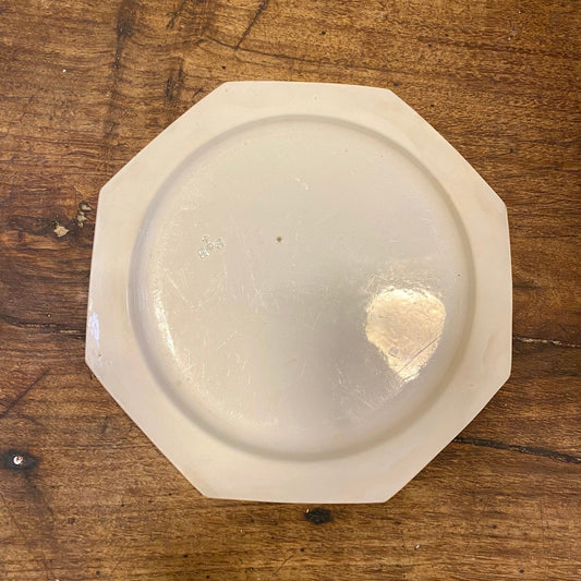 Creil & Montereau Pearled Dessert Plate – Antique French Porcelain