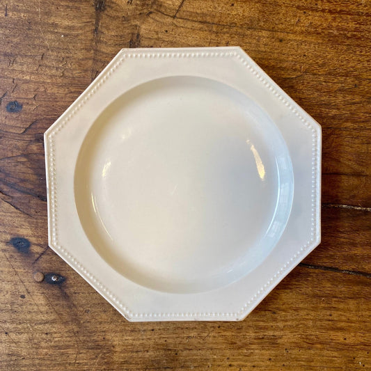 Creil & Montereau Pearled Dessert Plate – Antique French Porcelain
