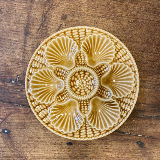 Vintage French Oyster Plate – Sarreguemines