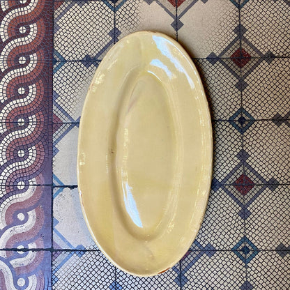 French Provençal Large Vintage Platter