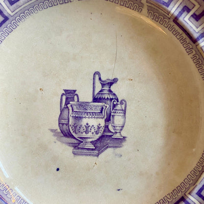 Pattern: English “Key Border” Cake Tray Etruscan Vases – Mid-19th Century – Curiosité Göteborg | Fransk vintageinredning från Curiosité