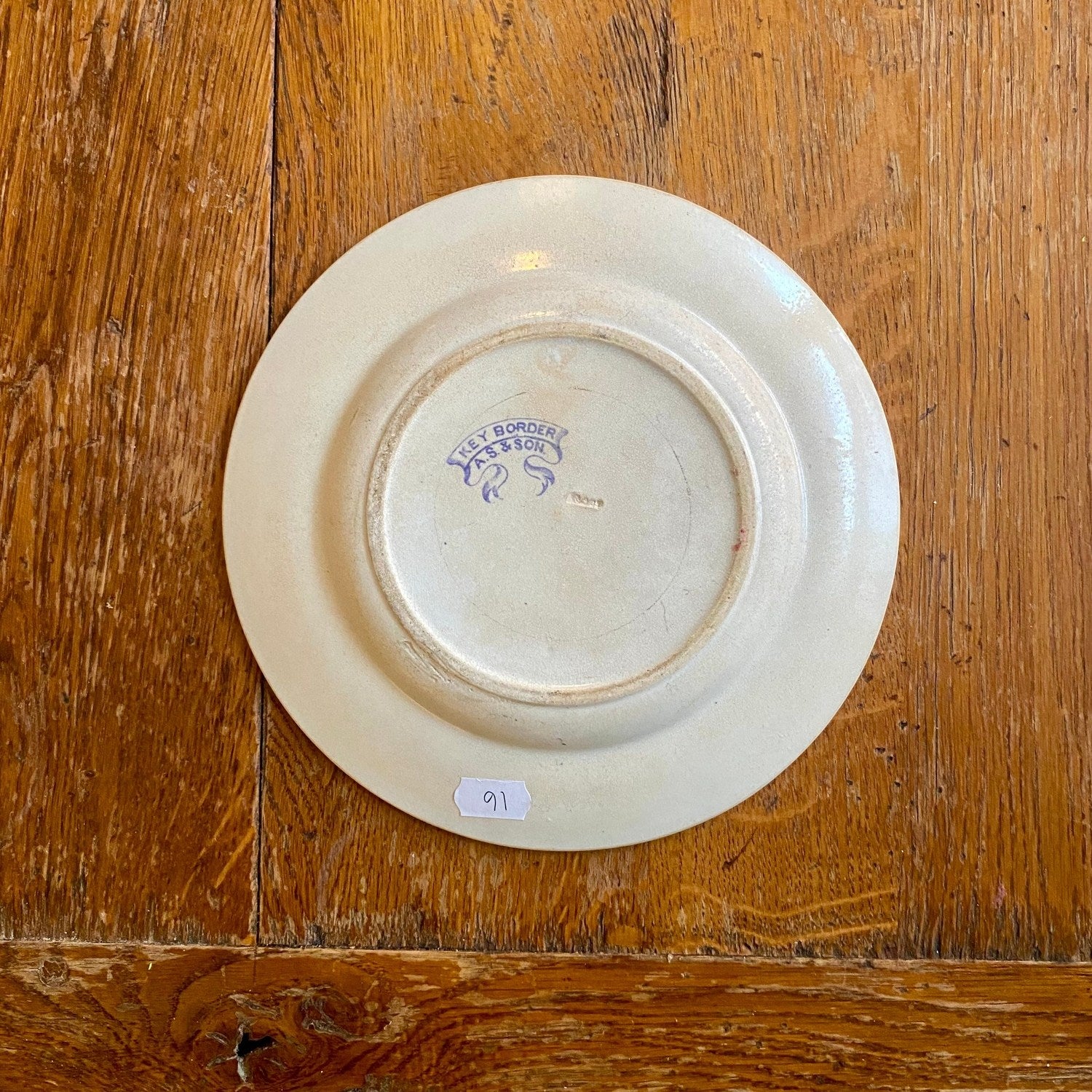 Pattern: English “Key Border” Dessert Plate Etruscan Vases – Mid-19th Century – Curiosité Göteborg | Fransk vintageinredning från Curiosité